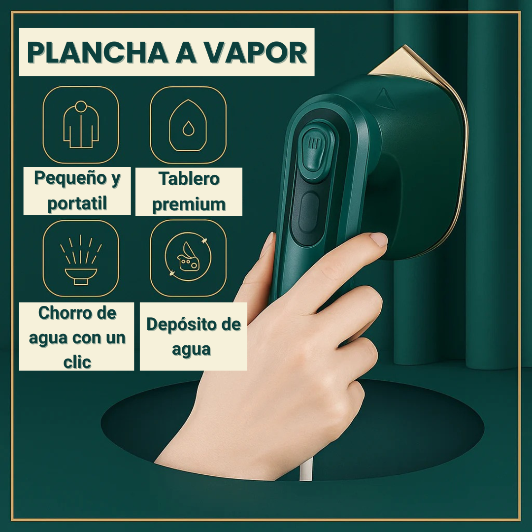 🔥 Plancha Mágica 2 en 1 — ¡Tu aliada contra las arrugas, estés donde estés! 🇵🇪✨