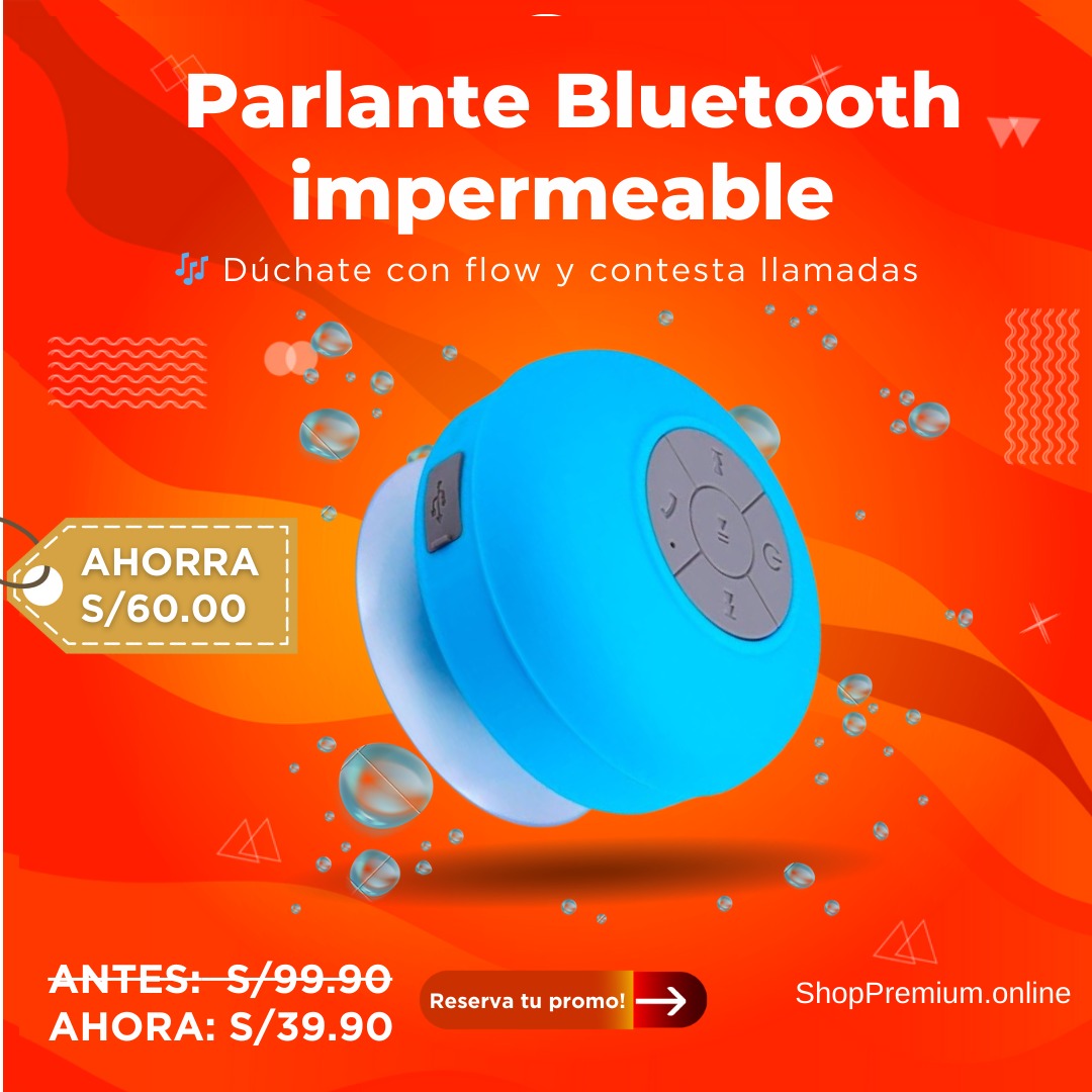 Parlante para ducha - Premium